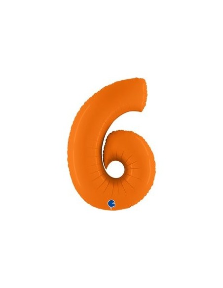 Number 6 Matte Orange 40inc GRABO