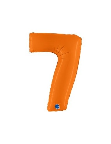 Number 7 Matte Orange 40inc