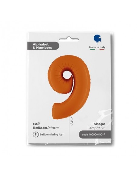Number 9 Matte Orange 40inc GRABO