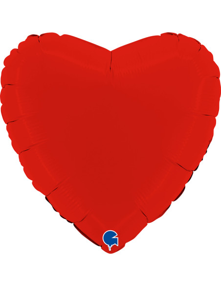 Heart 18inc Matte Red GRABO