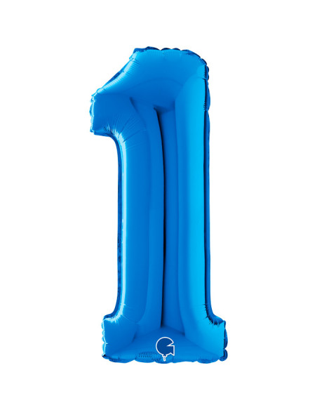 Globo 26" Number 1 Blue GRABO