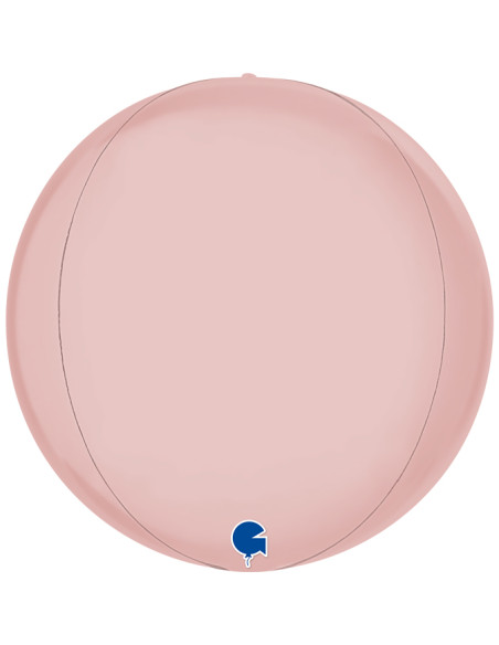 Esfera 15" Satin Pastel Pink 4D GRABO