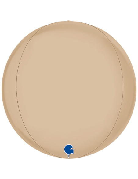 Esfera 15inc Crema Satinado 4D GRABO