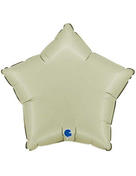 Globo Estrella 18inc Verde Oliva Satinado GRABO