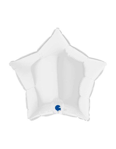 Globo 18" mylar Estrella Blanco GRABO
