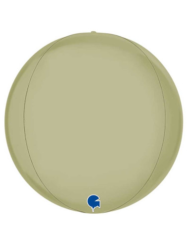 Esfera 15 inch Verde Oliva Satinado 4D GRABO