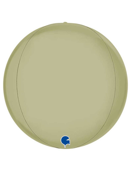 Esfera 15 inch Verde Oliva Satinado 4D GRABO