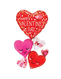 Globo de amor 58" "Happy Valentine's Day"