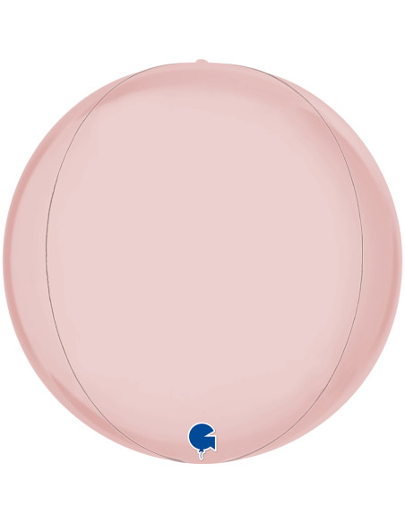 Esfera 15inc Satin Pastel Pink 4D GRABO