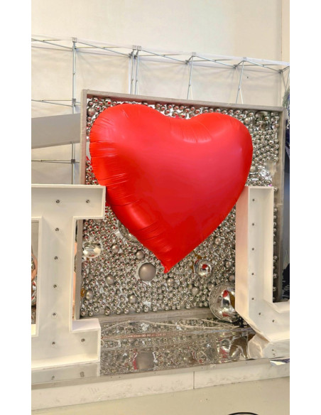 Corazon Mega 68" Rojo WOW POPS