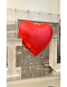 Corazon Mega 68" Fucsia WOW POPS
