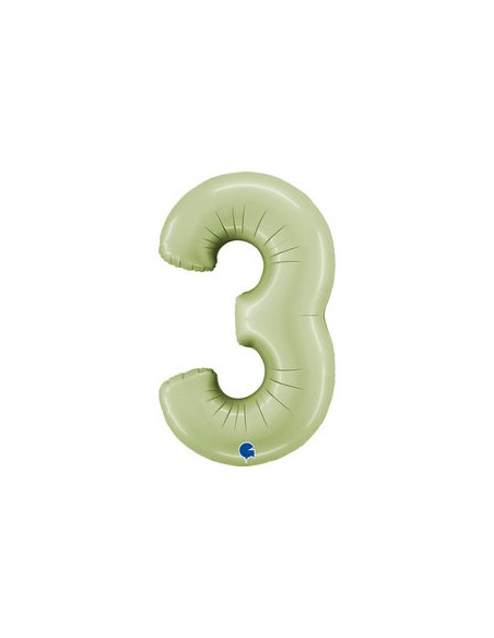 Number  3 Satin Olive Green 26 inc GRABO