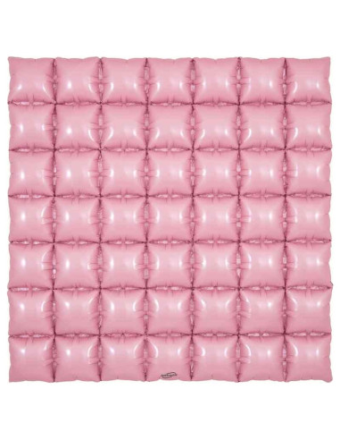 BALLOON WAFFLE 92X92 CM ROSA