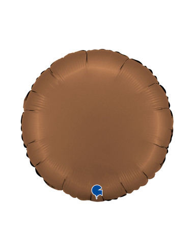 Globo 18"  Round 18inc Satin Chocolate