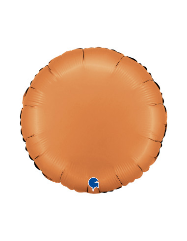 Globo 18"  Round 18inc  Caramelo Satinado