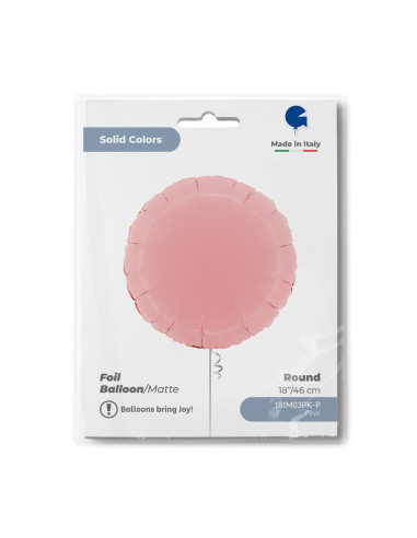 Round 18inc Matte Pink GRABO